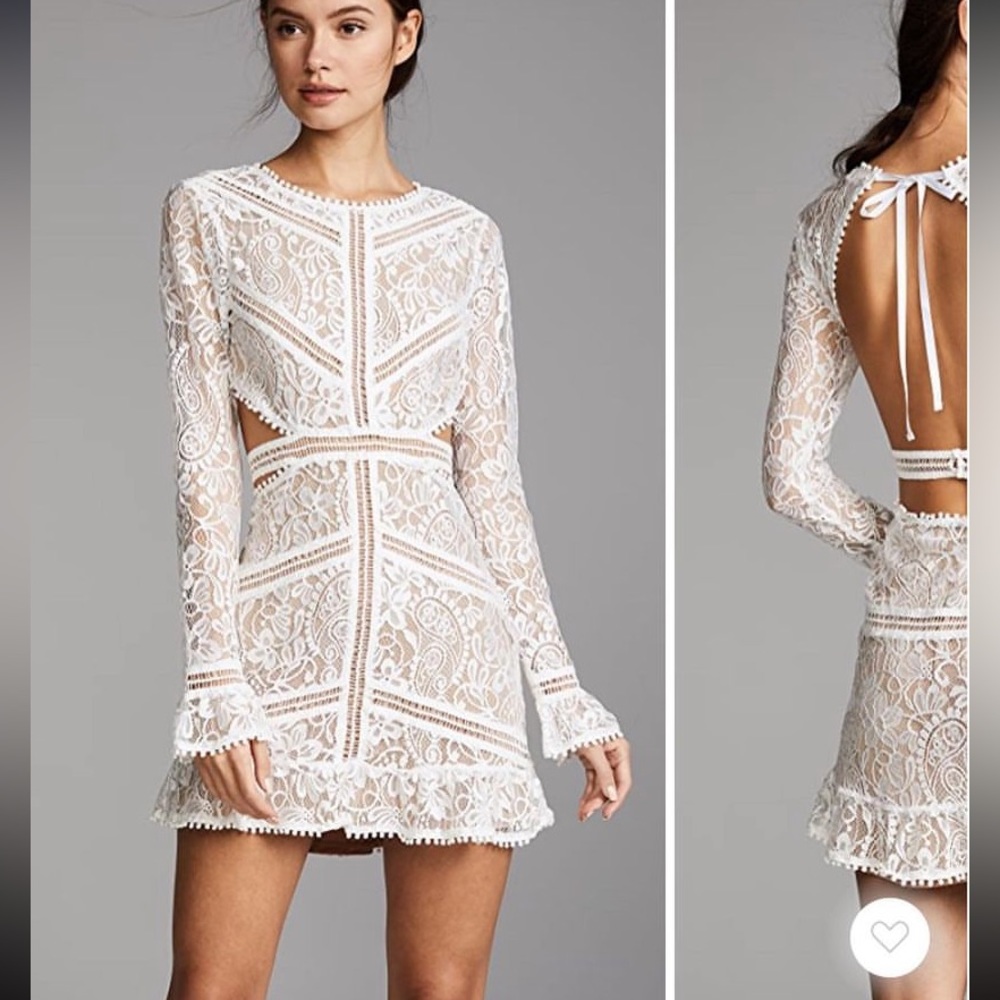 For Love & Lemons White Lace Dress Size XS!!!